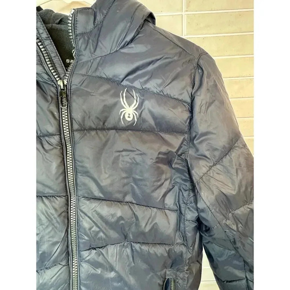 Spyder Kids Down Jacket - Size 10/12 - Picture 2 of 6